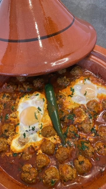 Tajine met kefta (gehaktballetjes)