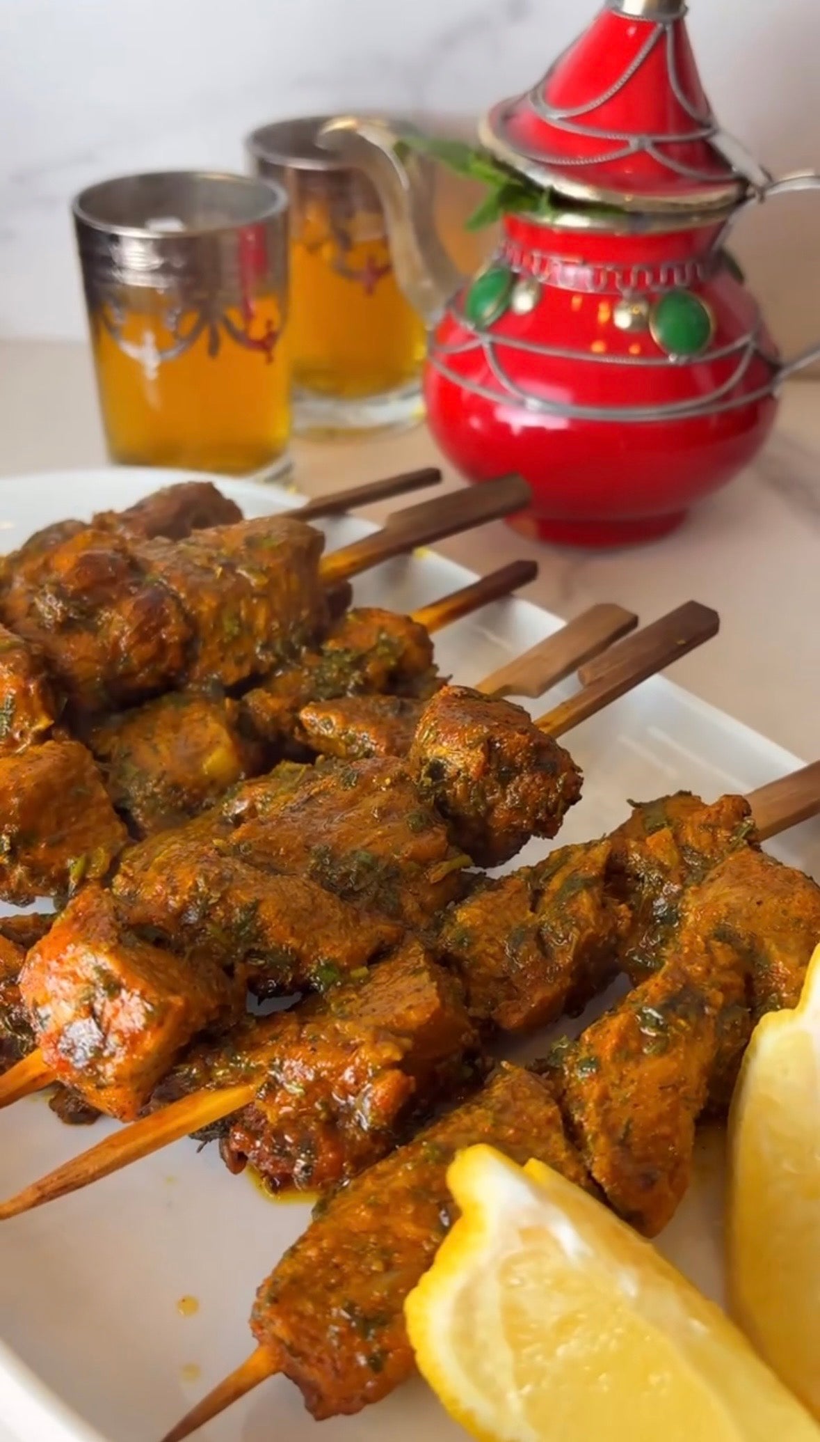 Marokkaanse vleesspiezen van Moroccan Spicy Secrets