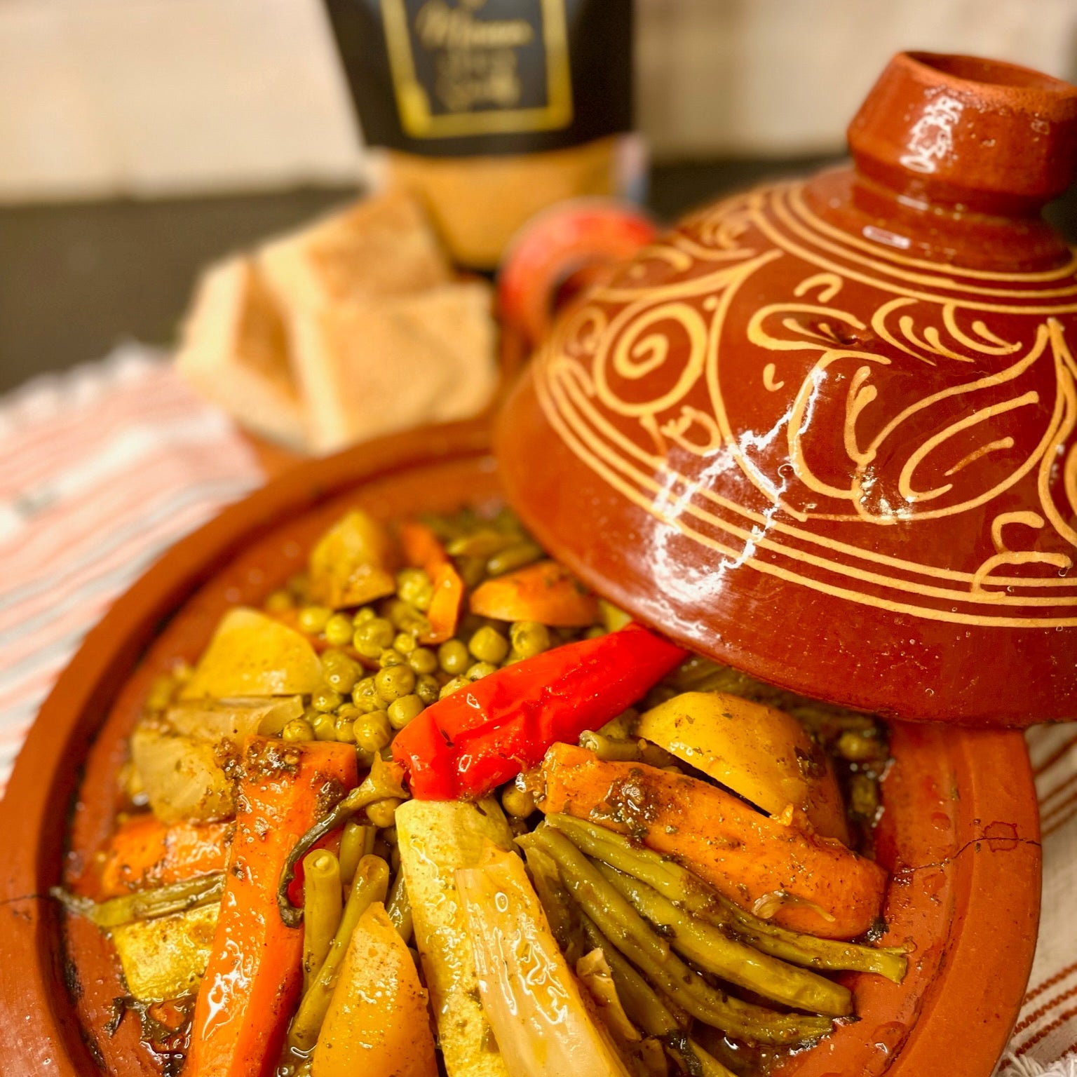 Tajine vlees met groenten