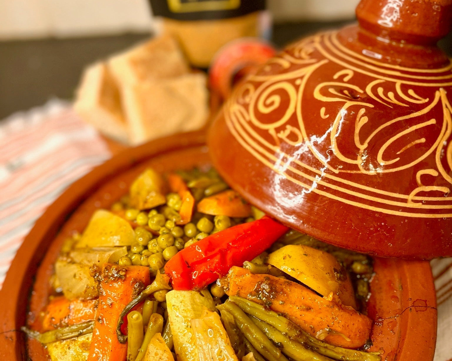Tajine vlees met groenten
