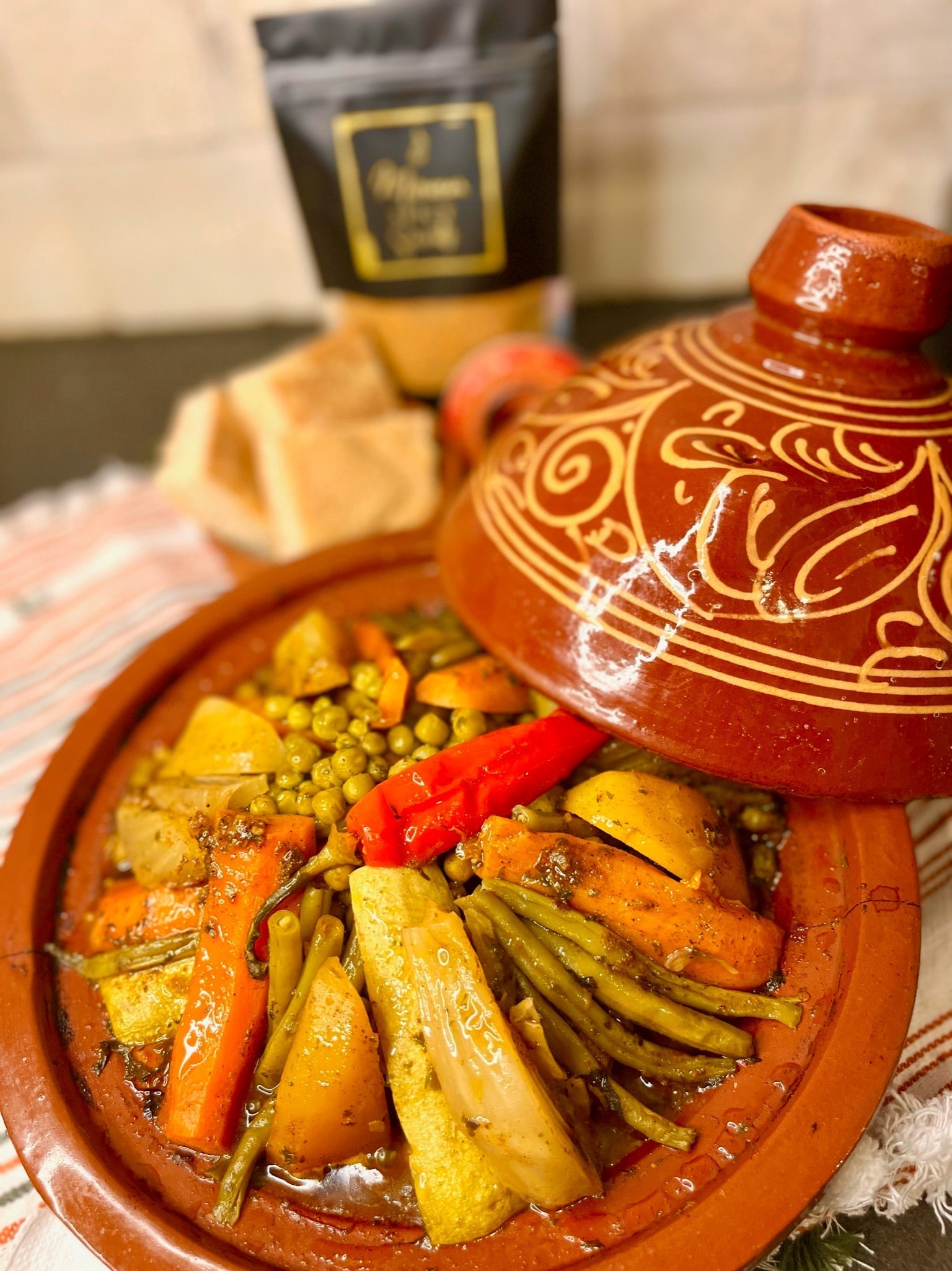 Tajine vlees met groenten