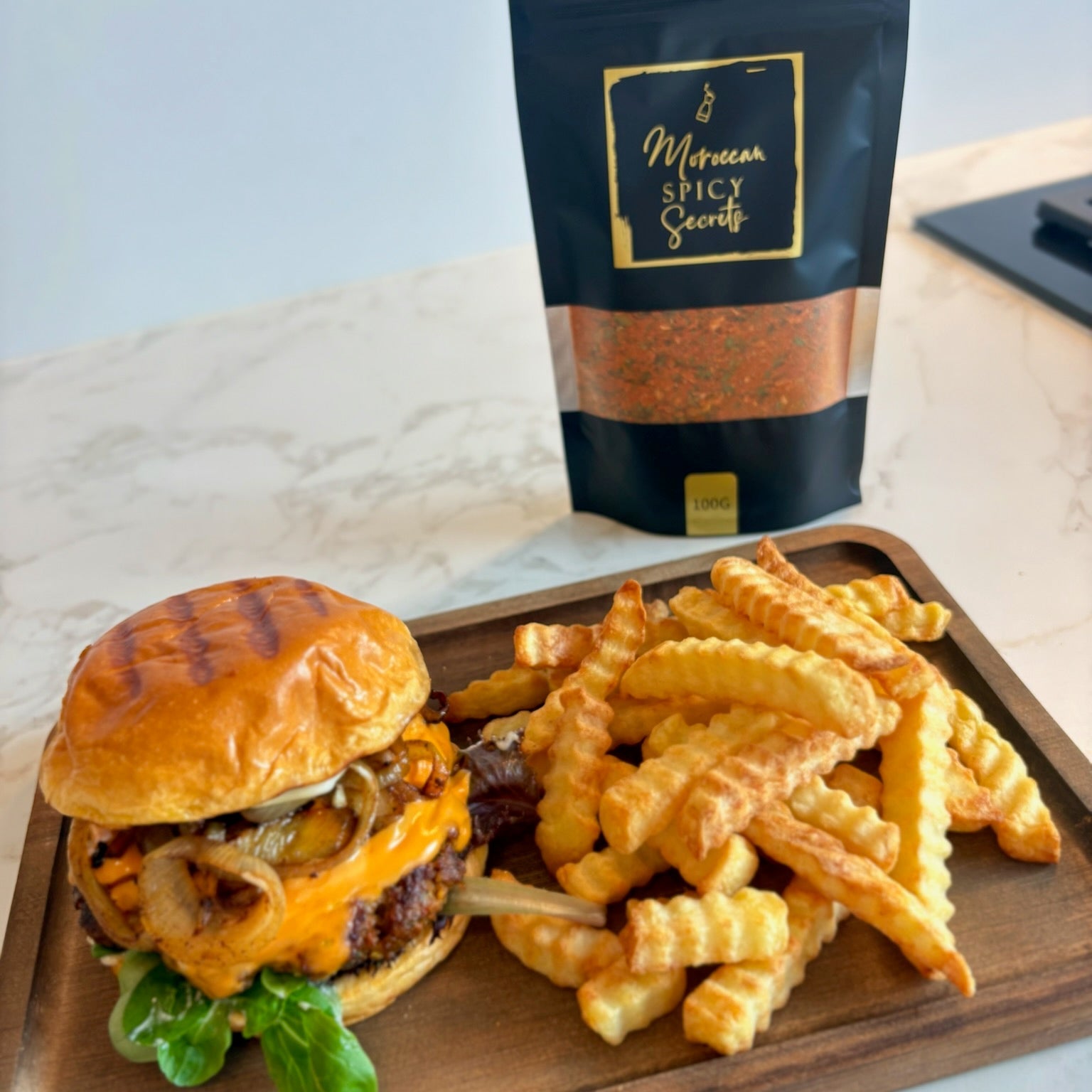 	Smashburger van kefta met ui van Moroccan Spicy Secrets