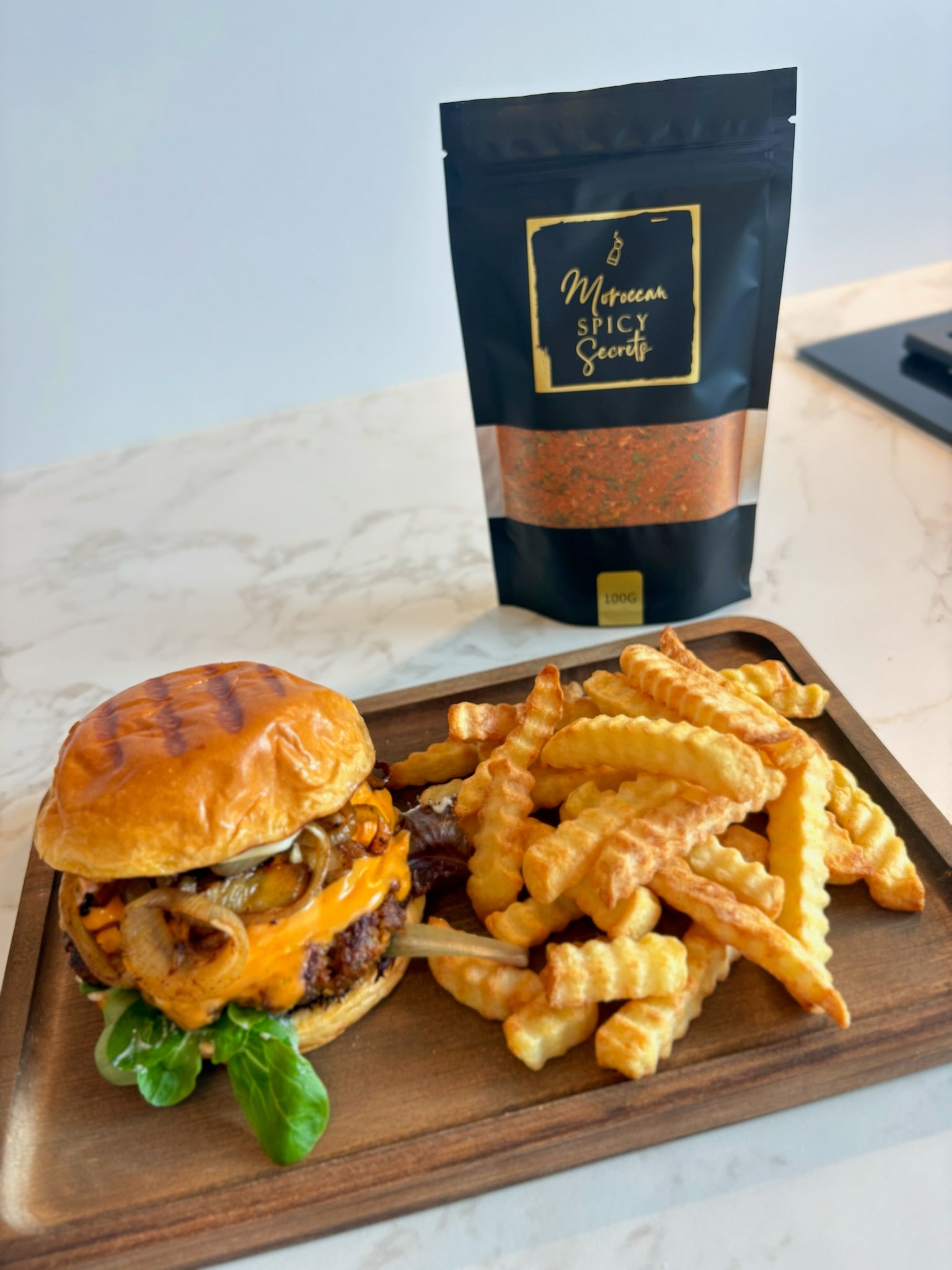 	Smashburger van kefta met ui van Moroccan Spicy Secrets