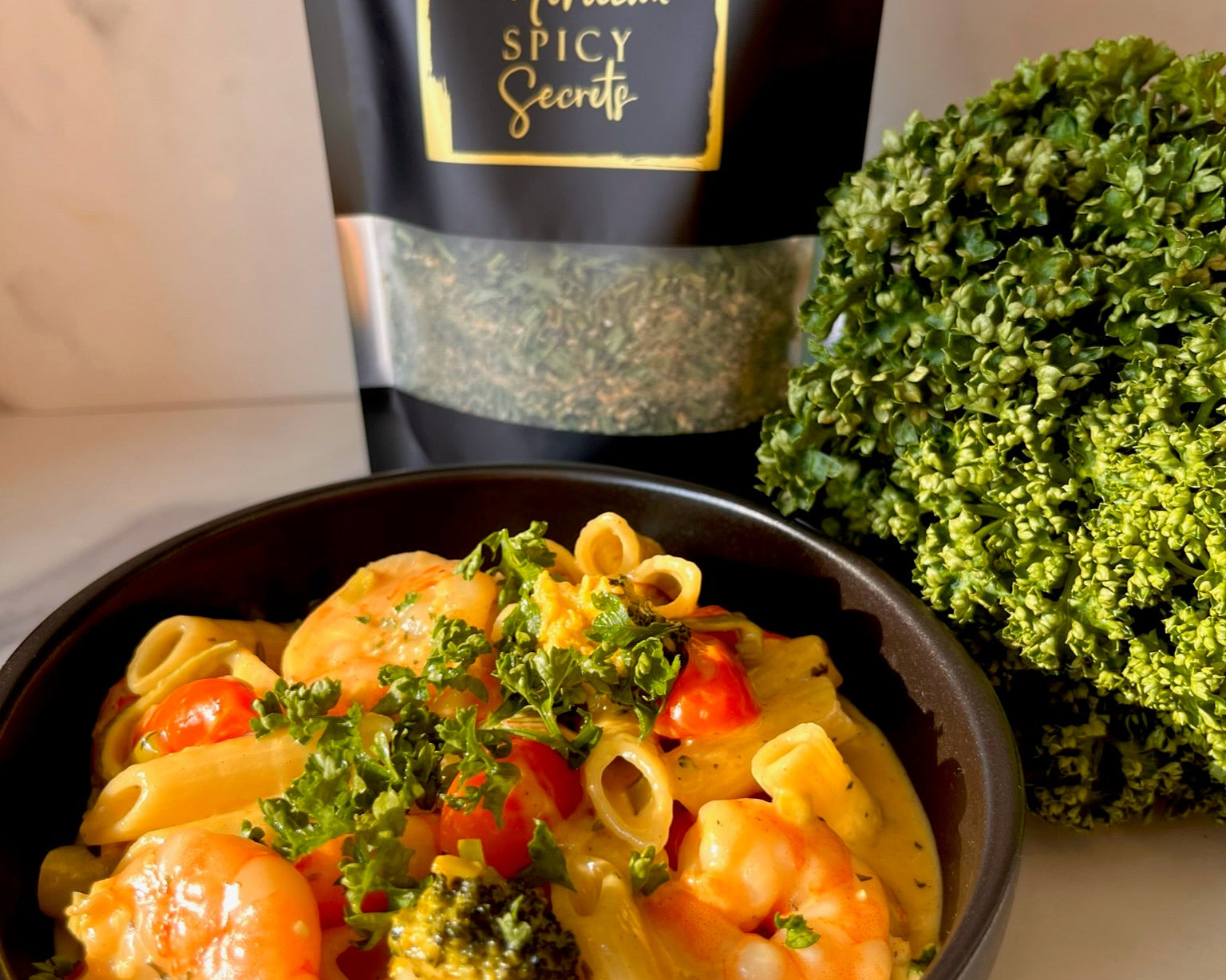 Pasta scampi