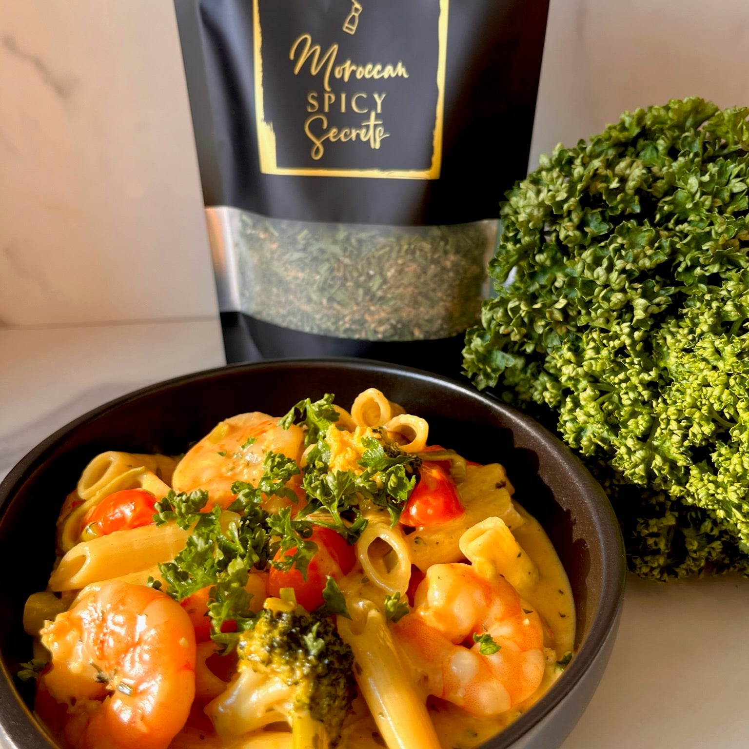 Pasta scampi