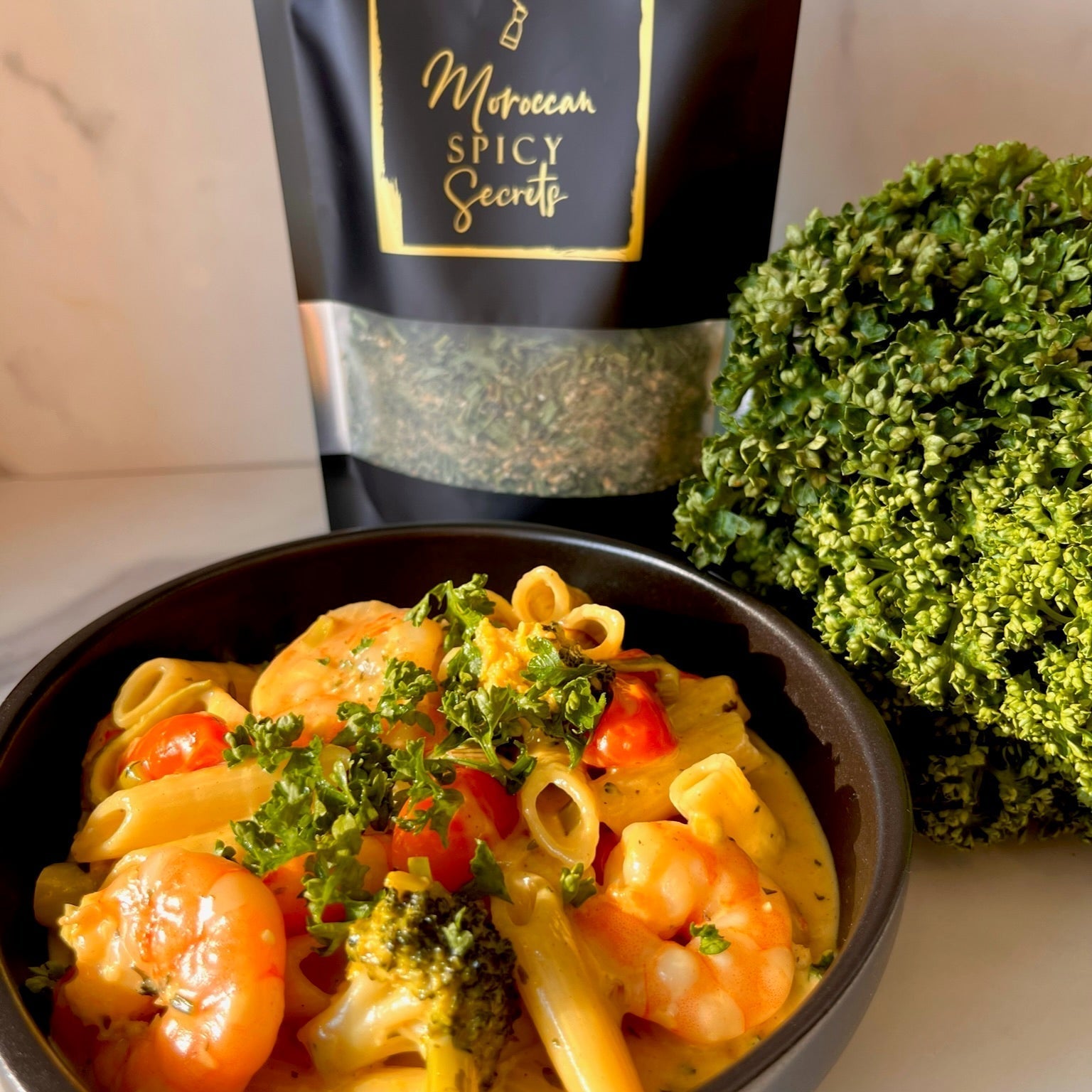 Pasta scampi