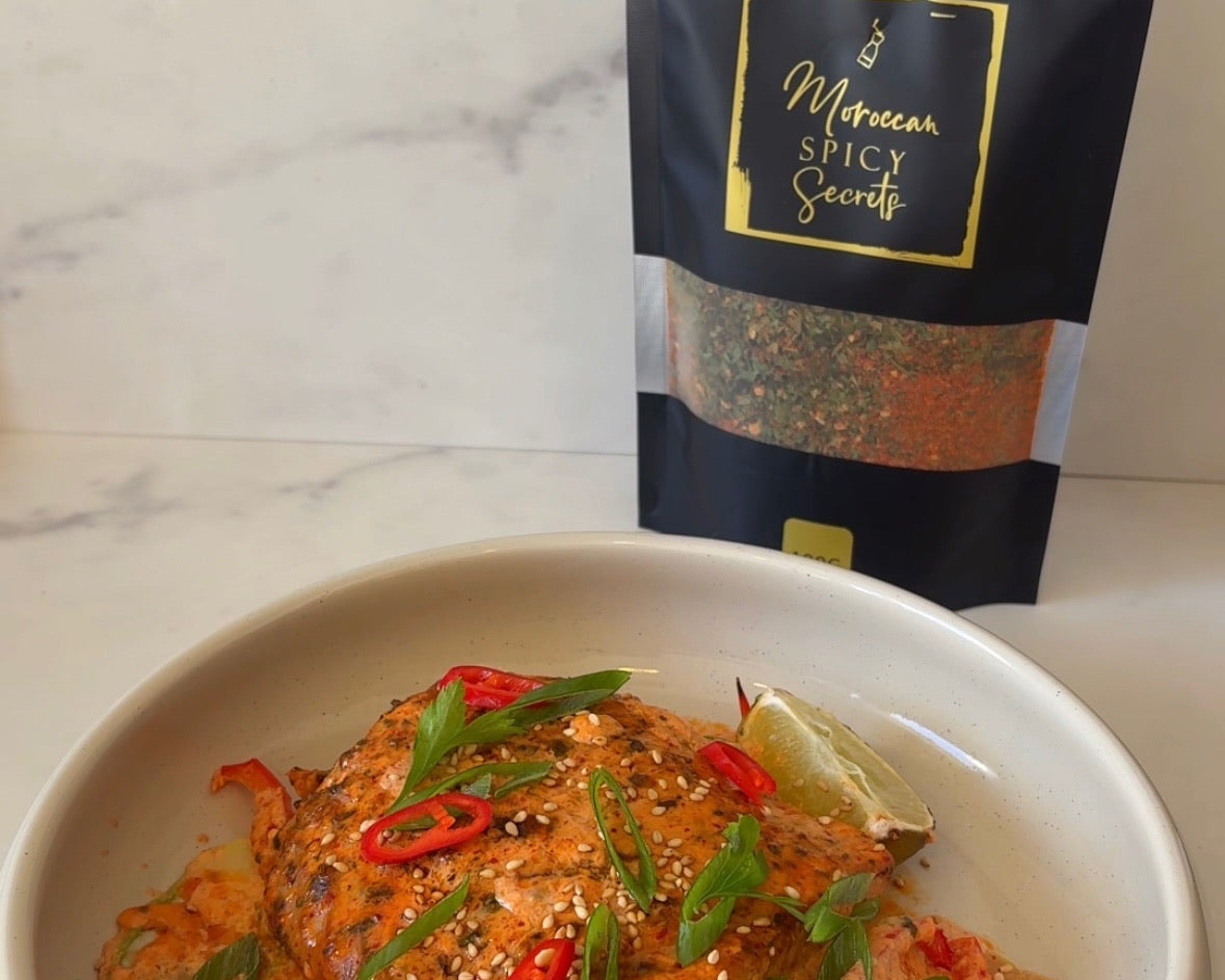 Vis met groenten en kokoscurry van Moroccan Spicy Secrets