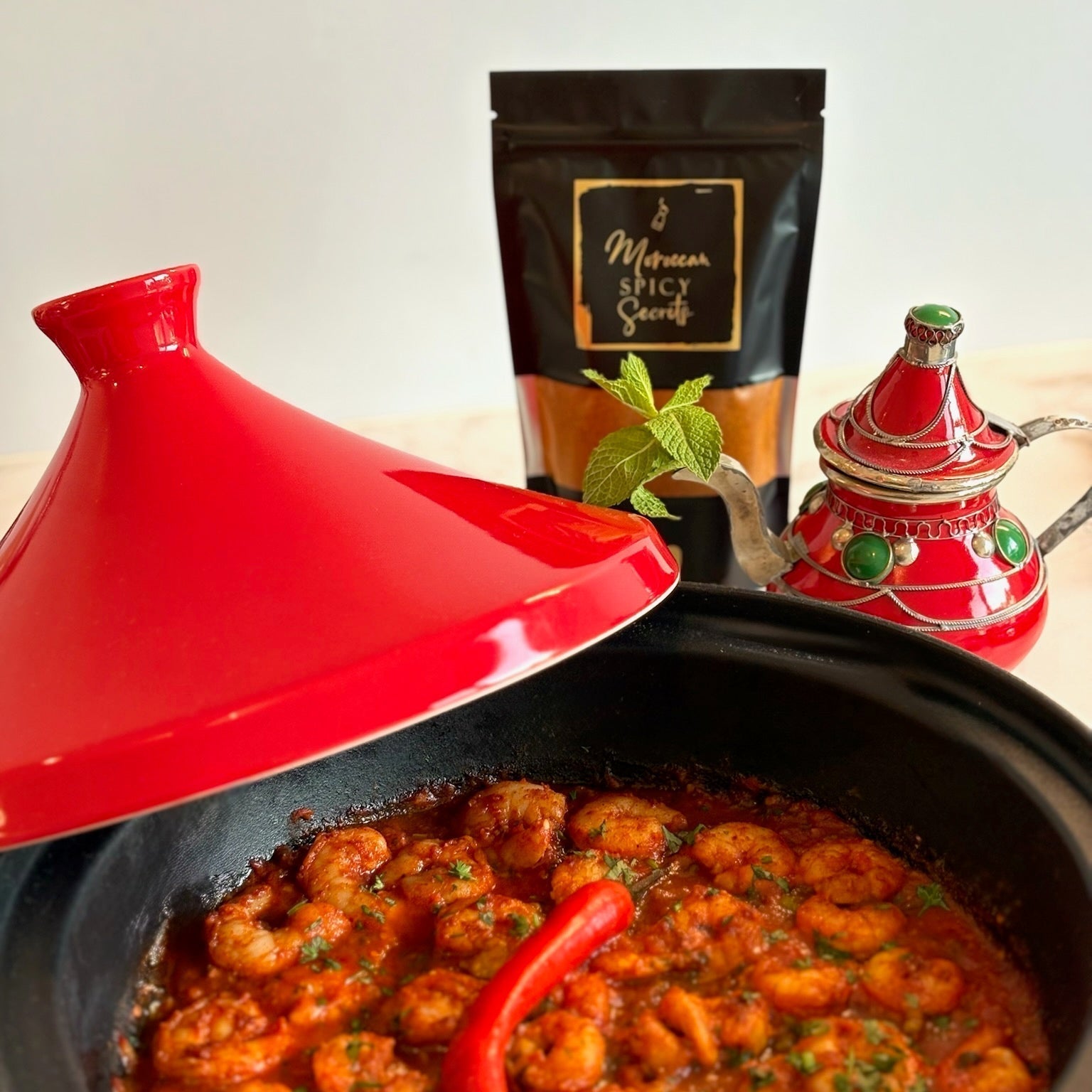 Tajine met scampi van Moroccan Spicy Secrets