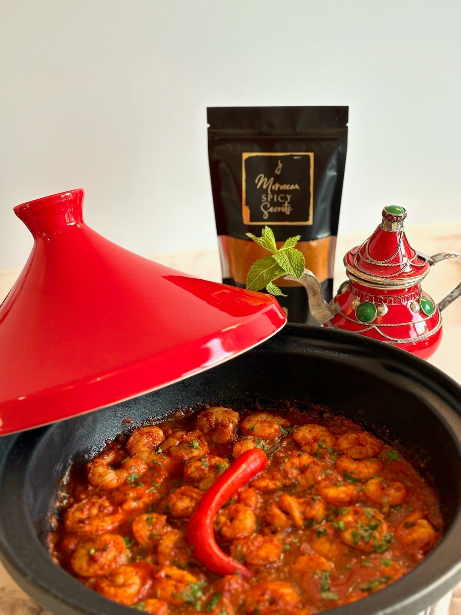 Tajine met scampi van Moroccan Spicy Secrets