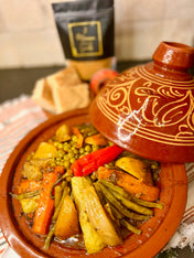 Tajine vlees met groenten